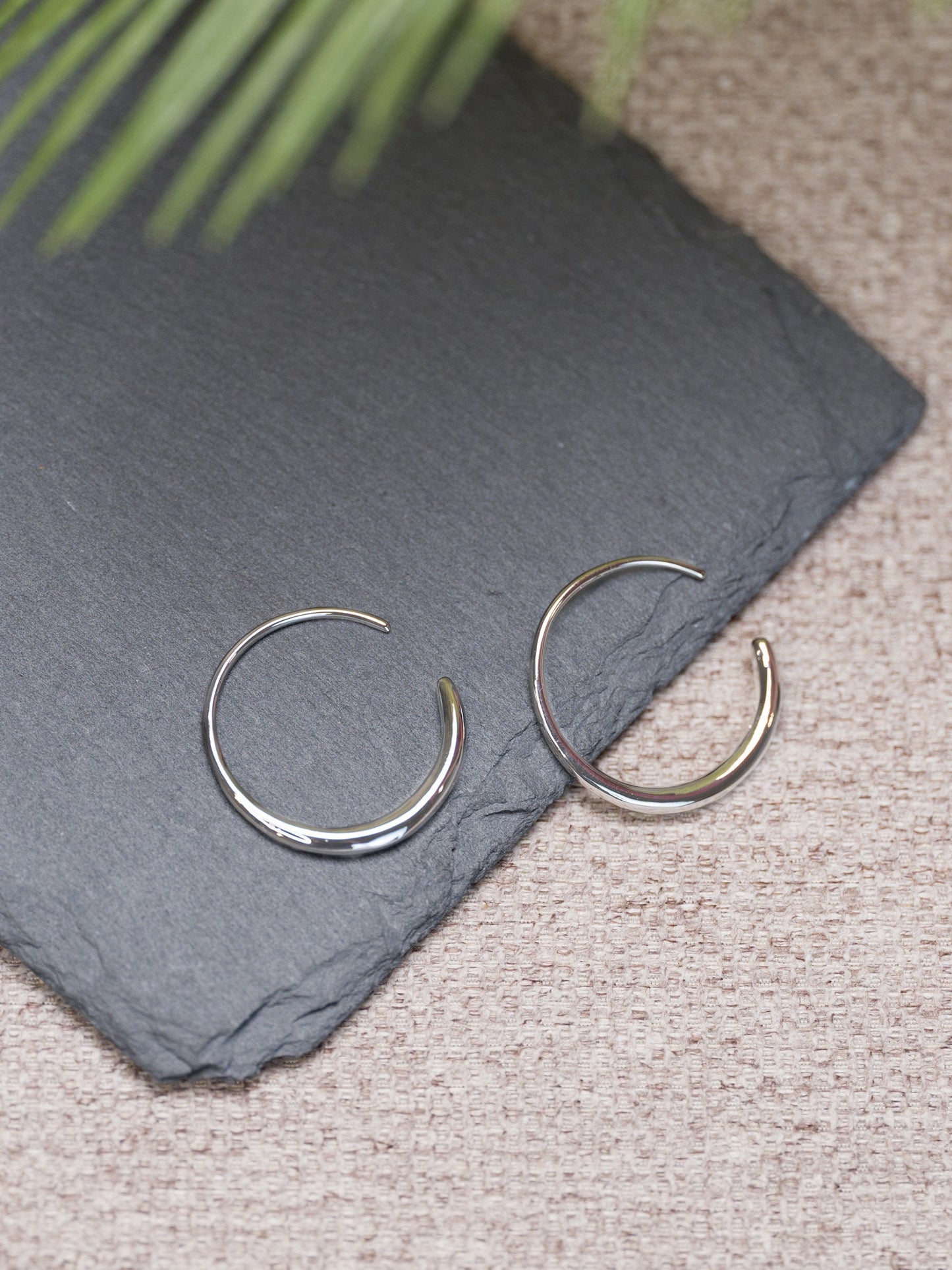 Gold open hoop earrings, silver hoop Earrings, minimalist geometric earrings, horseshoe earrings, hobo water drop hoops, large arc earrings