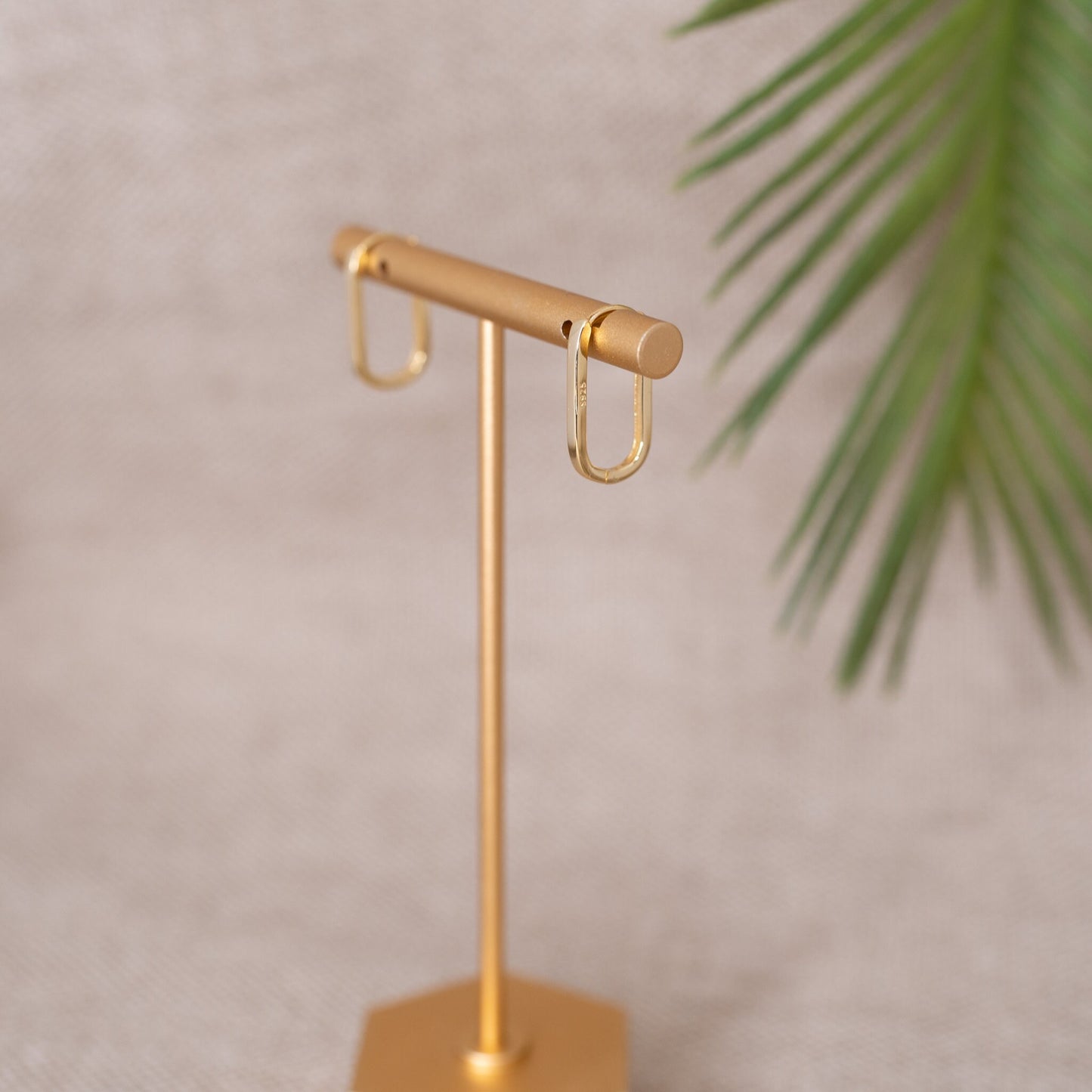 Square hoop earrings silver, long rectangular hoop earrings gold, rectangle hoop, mini hoop, geometric earring silver, gold square hoop