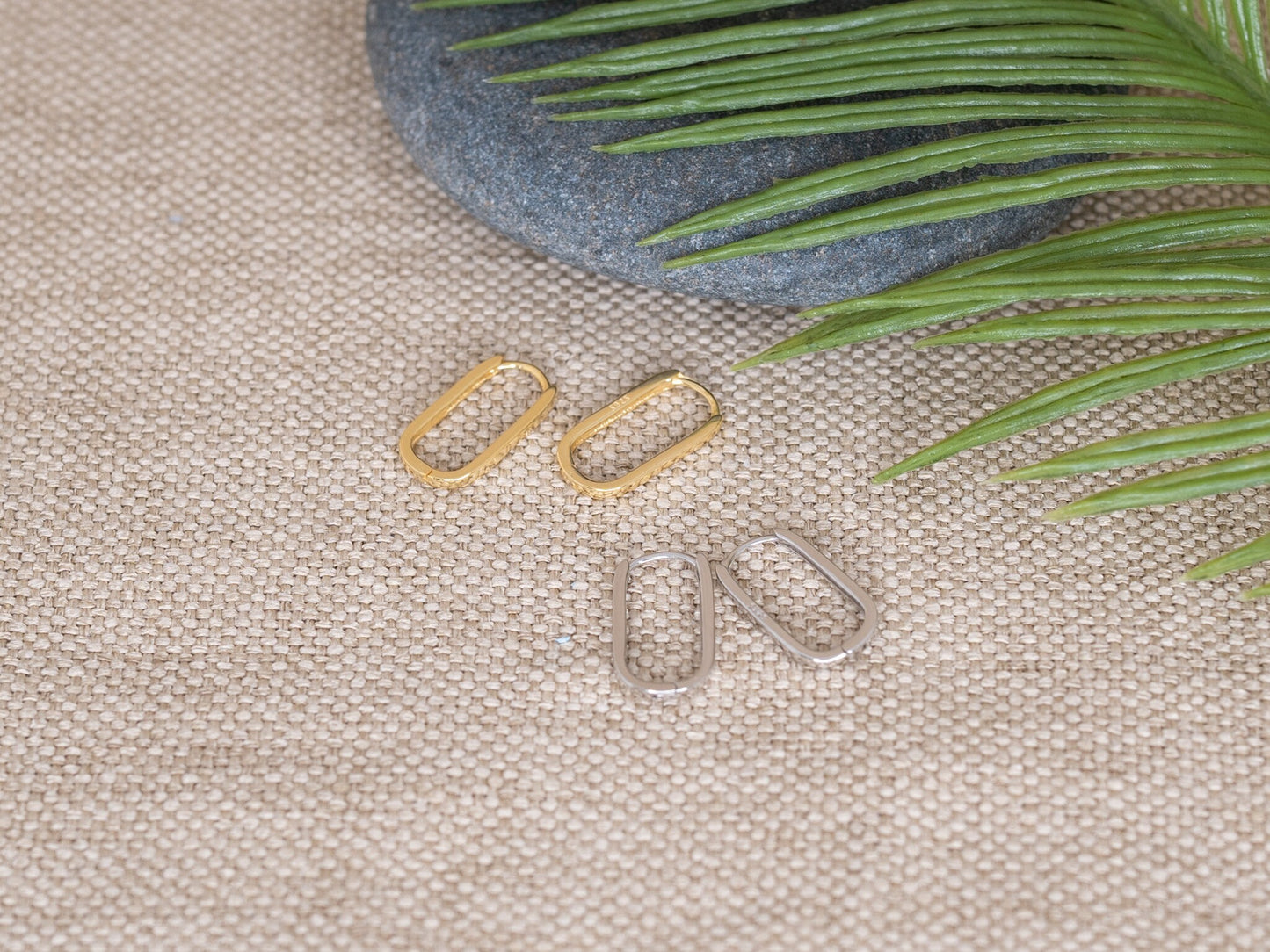 Square hoop earrings silver, long rectangular hoop earrings gold, rectangle hoop, mini hoop, geometric earring silver, gold square hoop