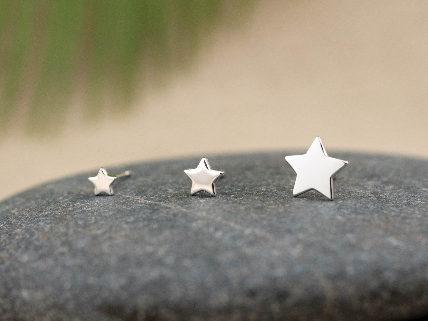 Everyday star stud earrings set