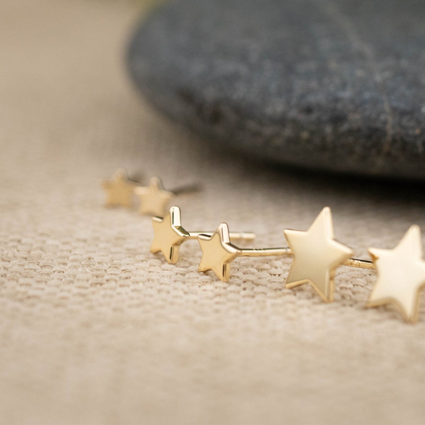 Everyday star stud earrings set