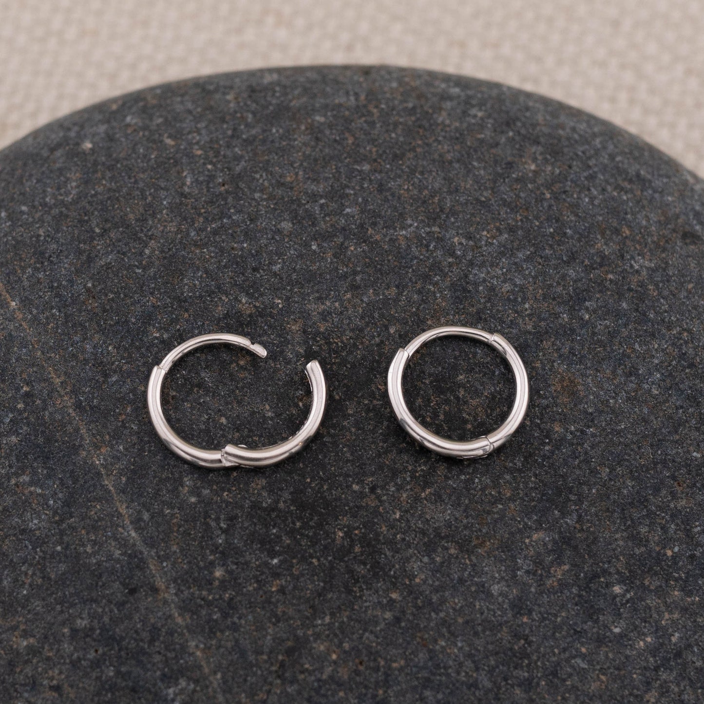 Tiny hoop earrings set of 2 or 3 pairs