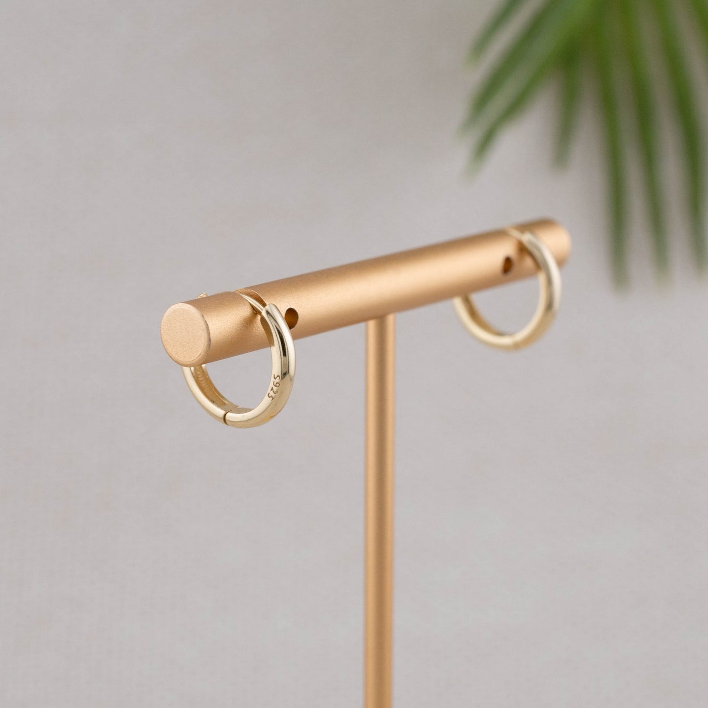 Small huggie hoops set of 2 or 3 pairs