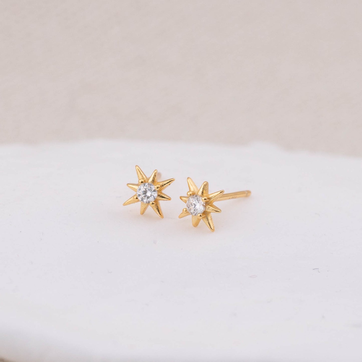 Celestial small tiny earrings stud