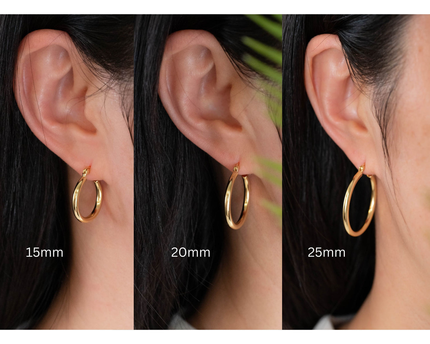 Small medium large hoop