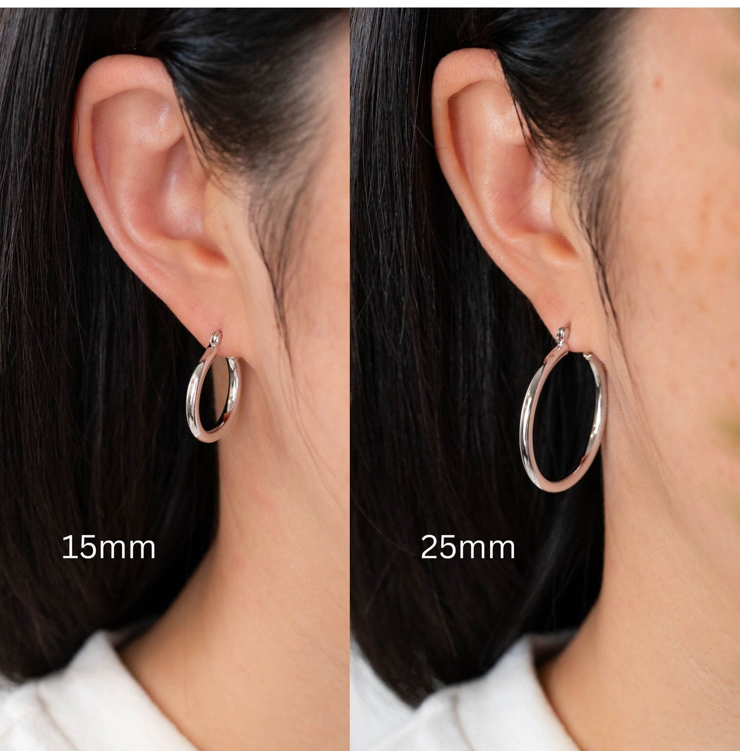 Small medium large hoop