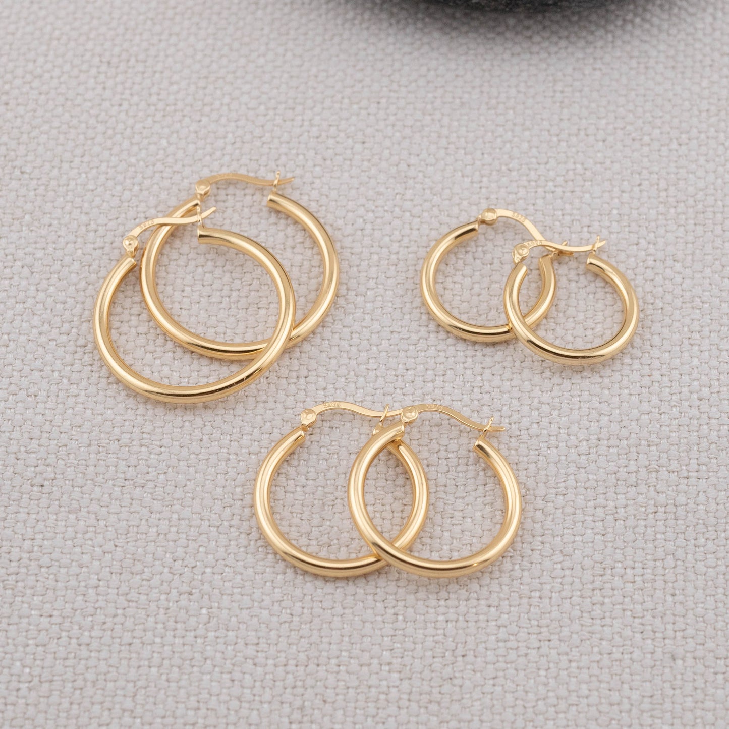 Small medium large hoop