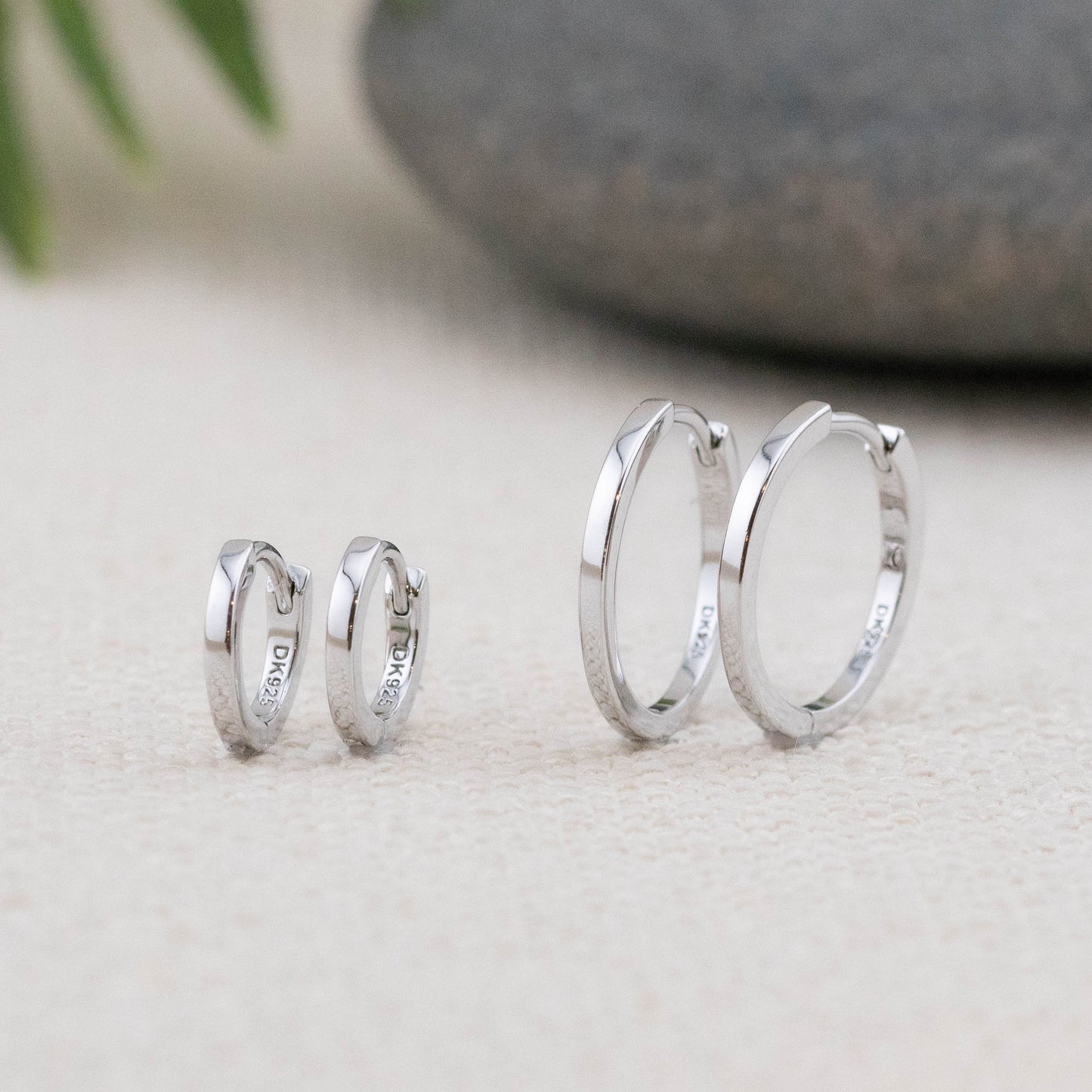 Everyday hoop huggies set