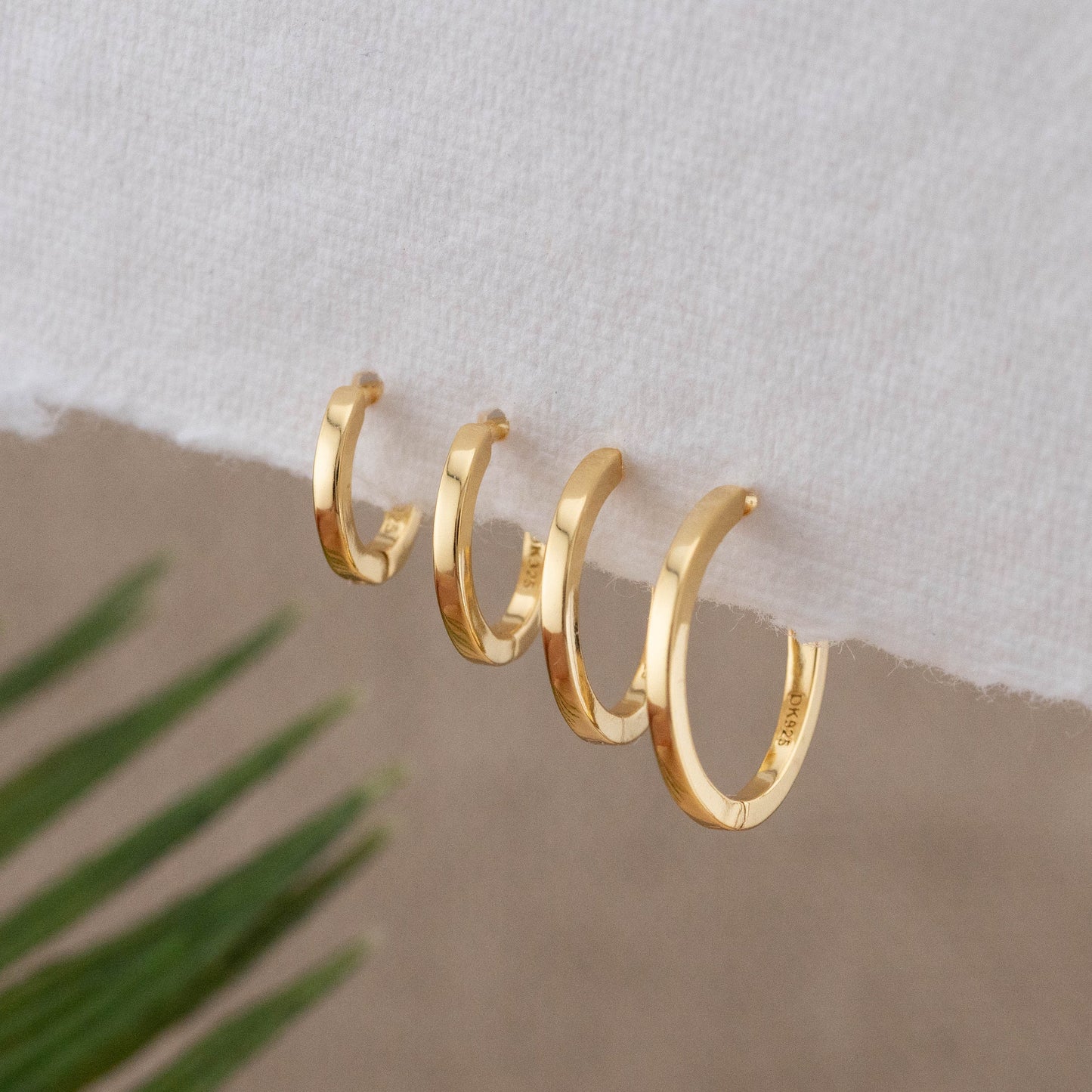 Everyday hoop huggies set