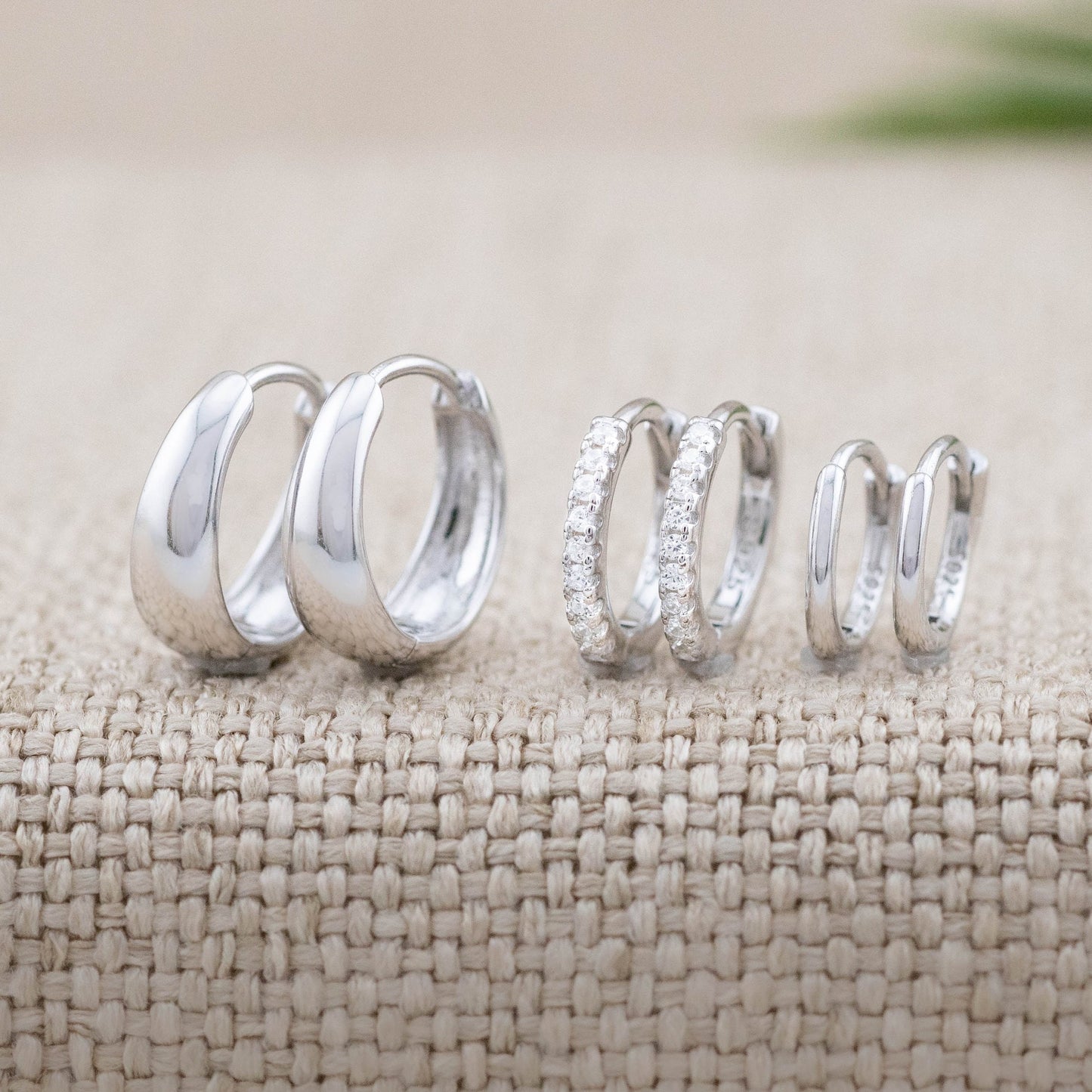 2 or 3 Pairs huggy set gift-ready, tiny hoop boxed giftful earrings set, stacking cartilage hoop  sterling silver 14K gold fill gift for her