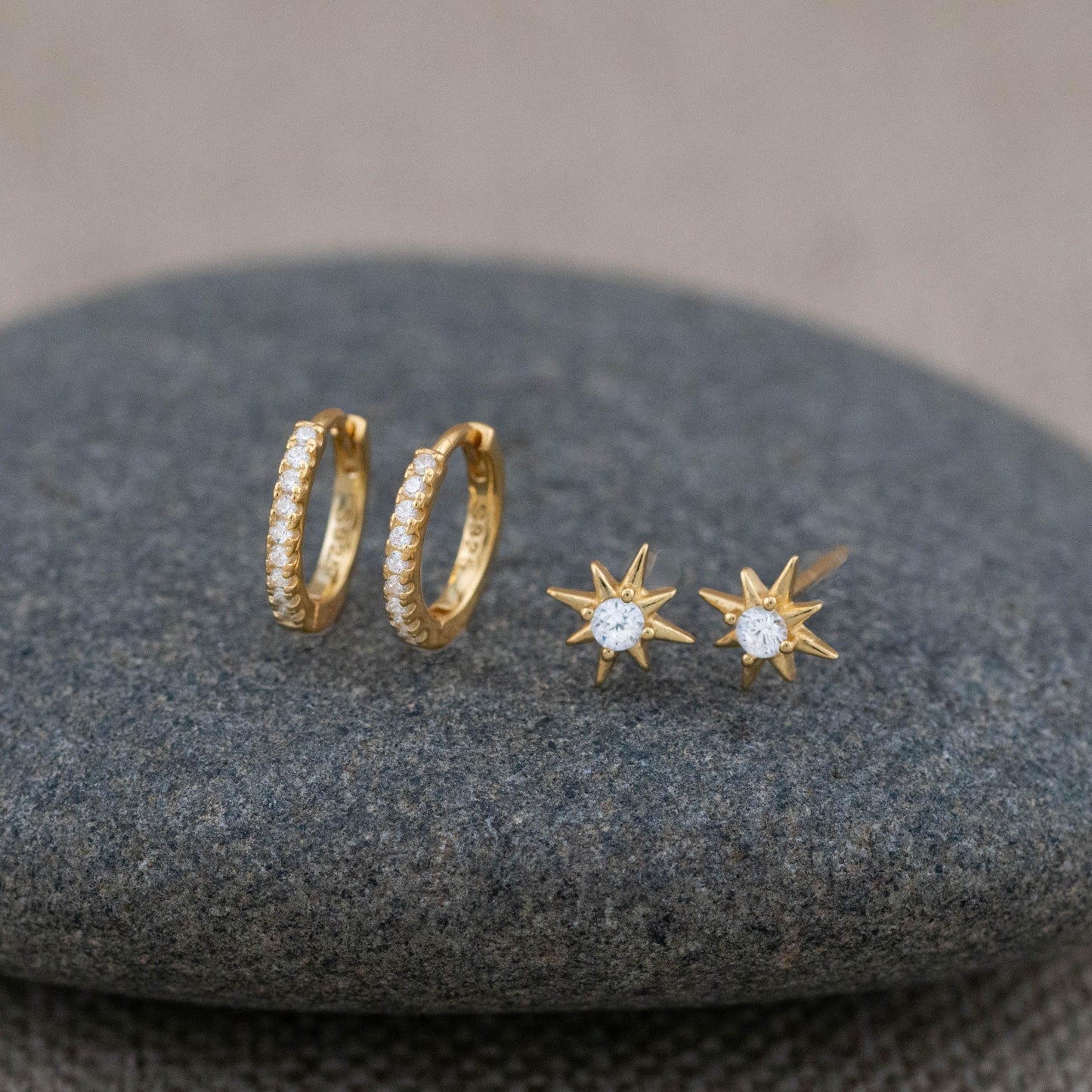 2 or 3 Pairs small hoop set