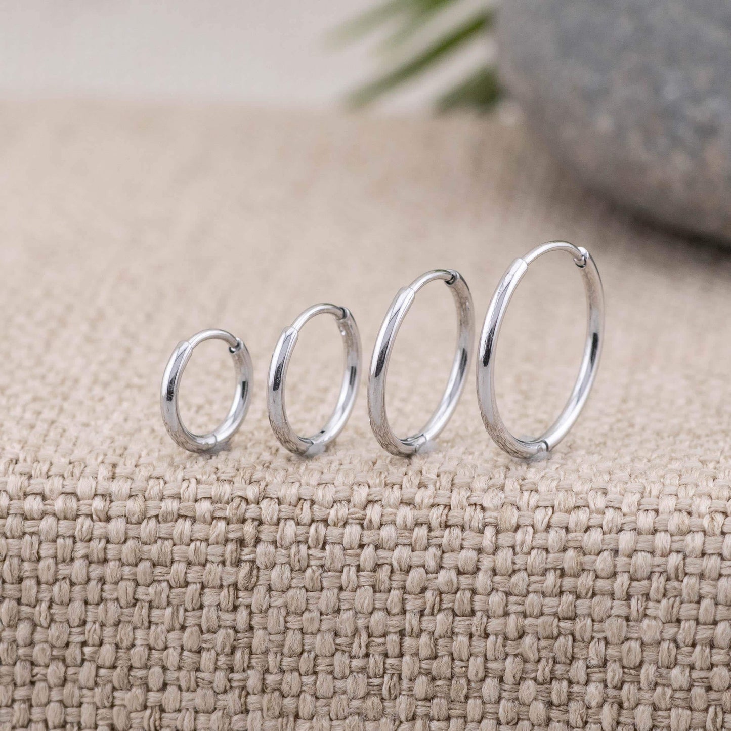 Tiny cartilage huggy set 2 or 3 pairs hoop