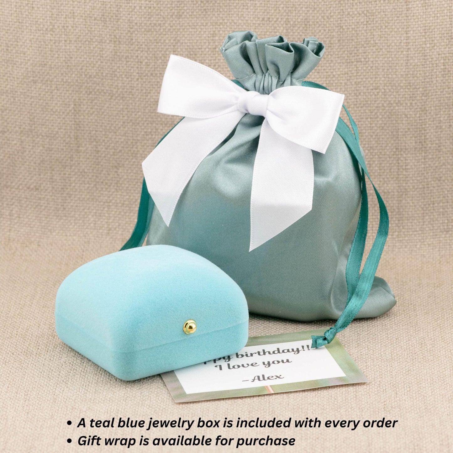 2 or 3 pairs Diamond Huggie Hoop gift set