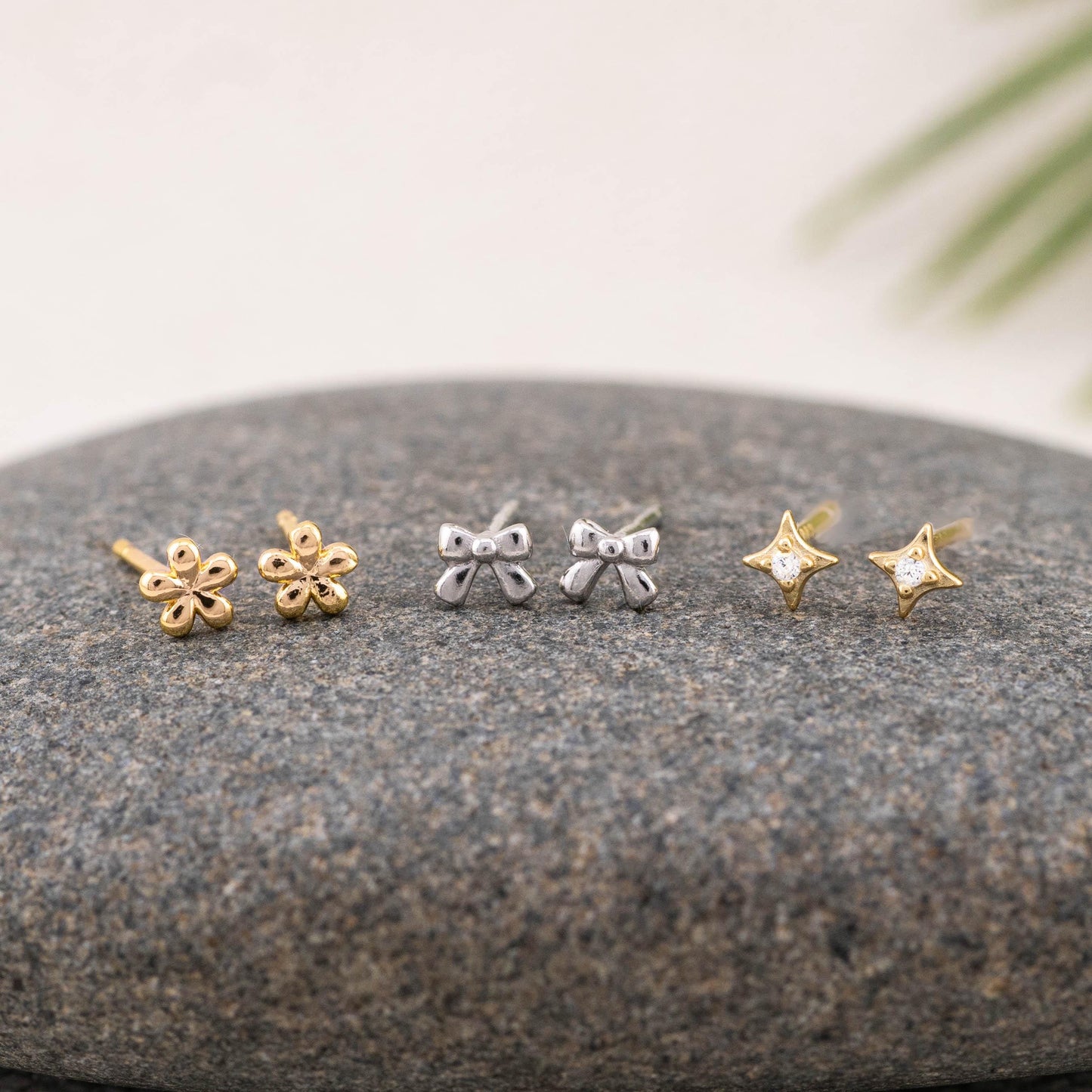 Tiny studs lover 3 PAIRS stud earring set