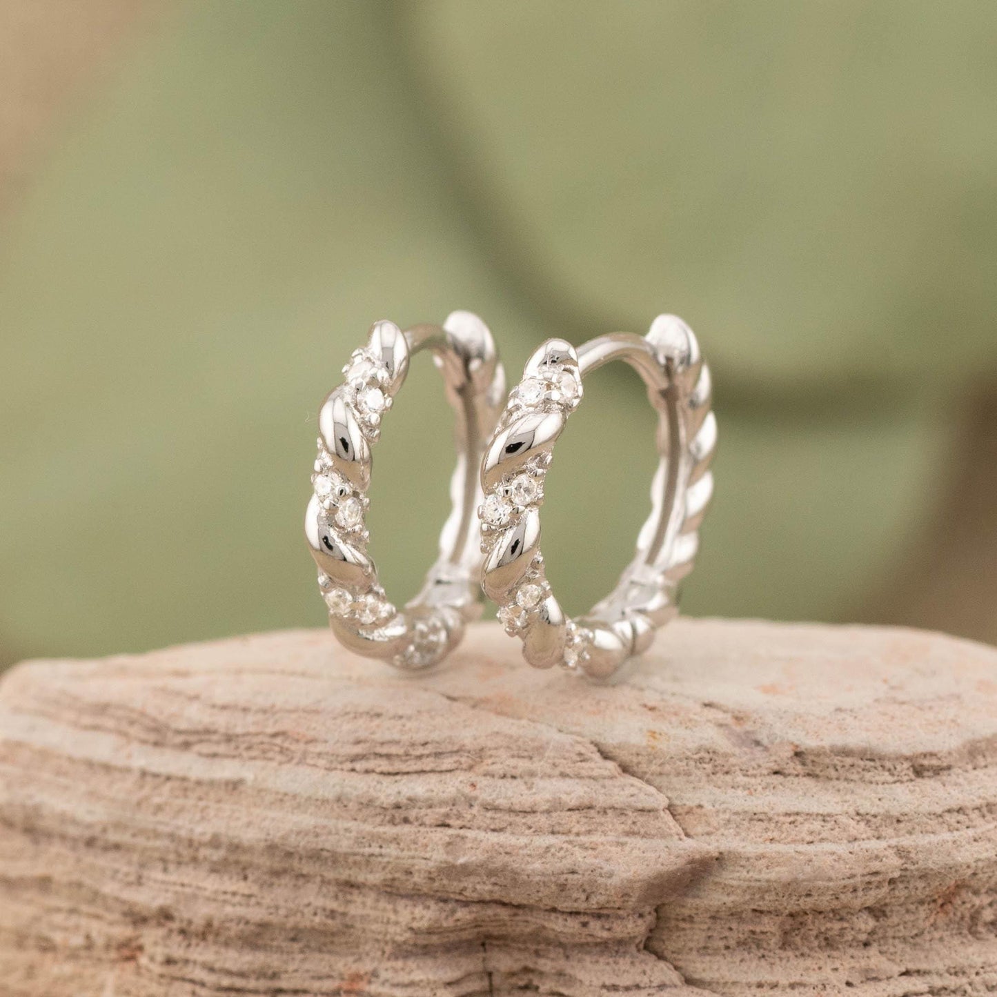 2 or 3 Pairs hoop set earrings gift-ready, gold hoop twisting pave stacked cartilage huggies 8mm, 10mm hoops, 14K gold fill sterling silver