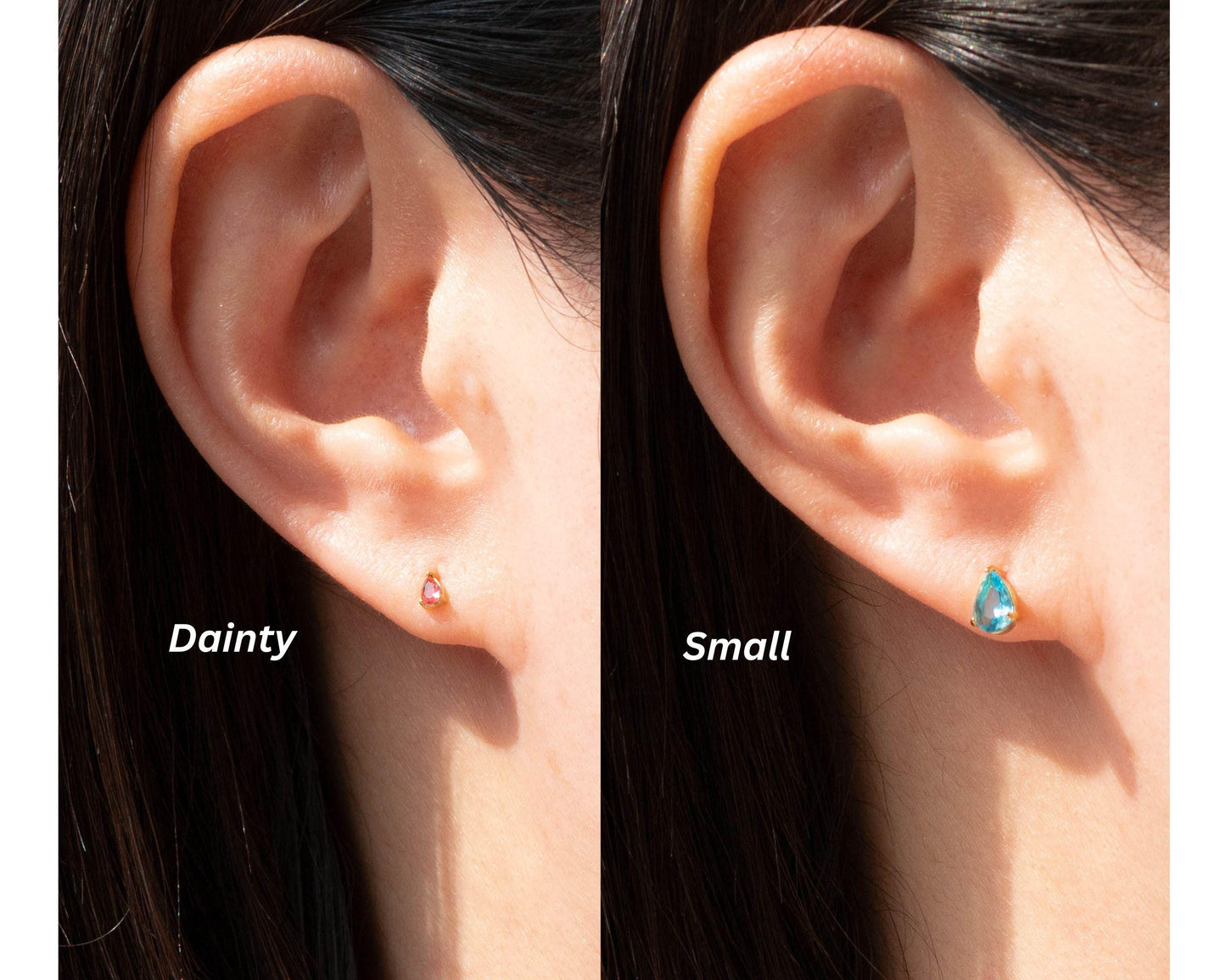 Birthstone tiny studs