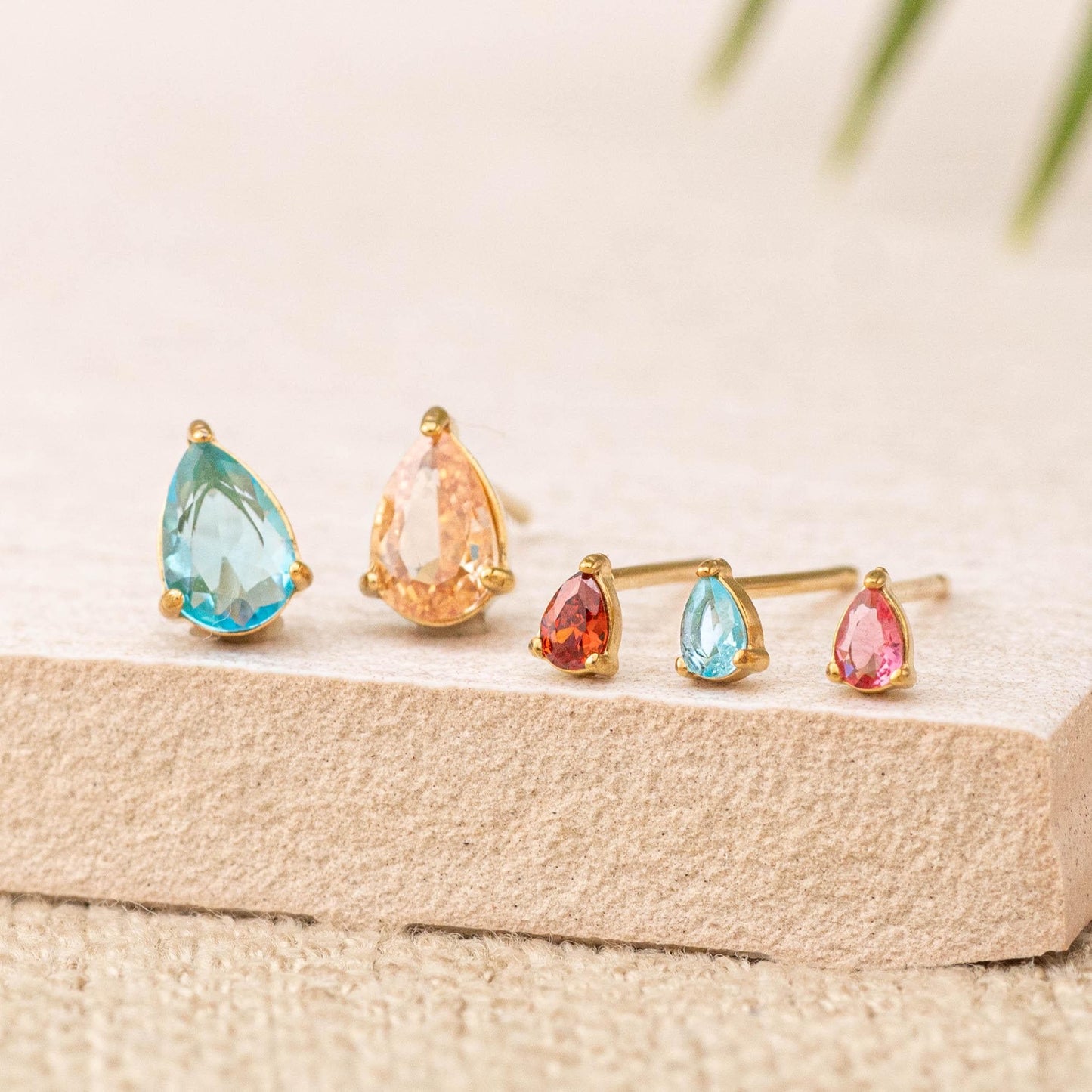 Birthstone tiny studs